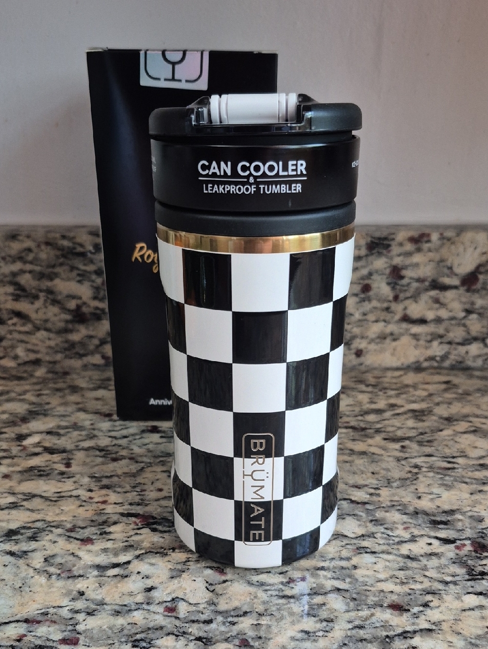 Brumate Hopsulator Trio V2 Black & White Checkers Limited Anniversary Edition